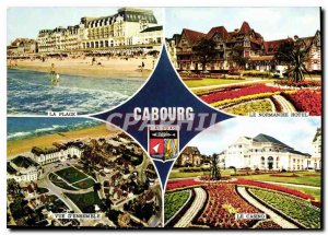 Modern Postcard La Cote Fleurie Cabourg Calvados Beach The Normandy Hotel Ove...