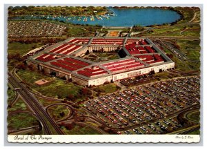 Aerial Of The Pentagon Washington D. C. c1972 Postcard Continental View Card