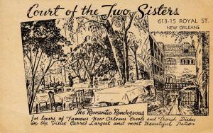 LA - New Orleans. Court of the Two Sisters