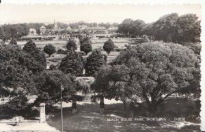 Sussex Postcard - Beach House Park - Worthing - Real Photograph - Ref 2697A