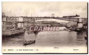 Old Postcard Brest National Farm Bridge