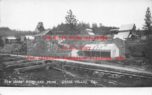 CA, Grass Valley, California, RPPC, Idaho-Maryland Mine, Mining Scene, Photo