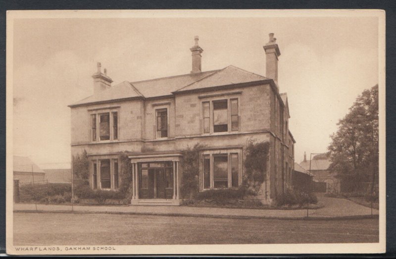 Rutland Postcard - Wharflands, Oakham School     RS8947