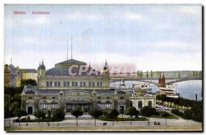 Old Postcard Mainz Stadthalle