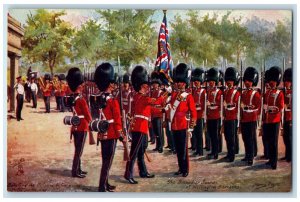 c1910 Grenadier Guards Military in London England Oilette Tuck Art Postcard