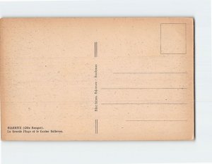 Q-05970 The Main Beach and the Bellevue Casino Biarritz France