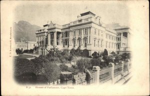 Cape Town South Africa Houses of Parliament c1910 Vintage Postcard