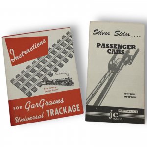 Silver Sides Passenger Cars Model Train & Universal Trackage Fold-out Brochures