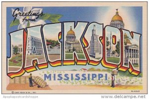 Mississippi Greetings From Jackson Mississippi