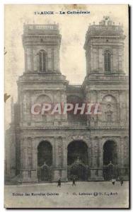 Old Postcard Auch La Cathedrale