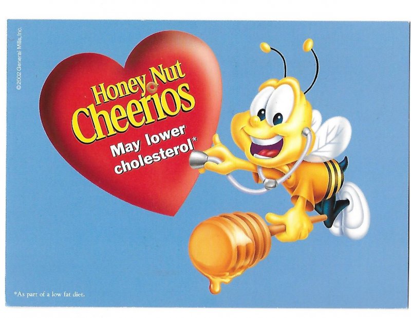 Honey Nut Cheerios May Lower Cholesterol Bee Happy Bee Healthy 4 by 6
