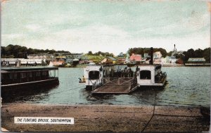 England Southampton The Floating Bridge Vintage Postcard C219