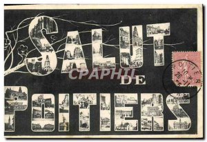 Old Postcard Poitiers Hi