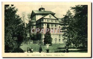 Old Postcard Mulhouse Theater Riviera Park