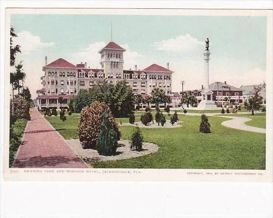 Florida Jacksonville Hemming Park and Windsor Hotel