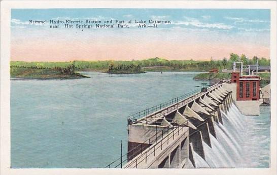 Pemmel Hydro Electiric Station And Part Of Lake Catherine Hot Springs Nationa...