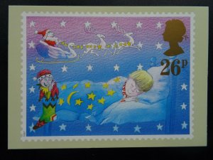 Post Office CHRISTMAS POSTCARD SET c1987 PHQ 106(d) 11/87 Design by M. Foreman