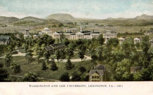 VA - Lexington. Washington & Lee University, Bird's Eye View