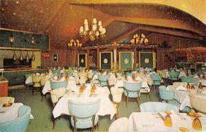 Dundee Illinois Swiss Chalet Interior Vintage Postcard K38179