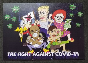 [AG] P131 Malaysia Fight Against Covid-19 Virus Medical Pandemic (postcard) *New