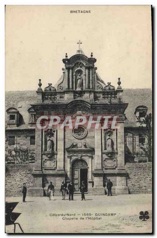 Old Postcard North Cotes 1565 Guingamp Chapel of the Hospital