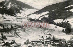 Modern Postcard La Clusaz (Haute Savoie) 1030 m Winter Sports Ski Fields and ...