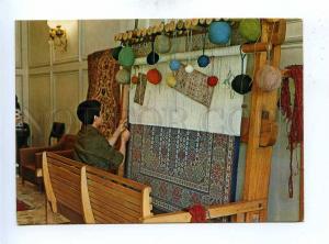 192803 IRAN carpet weaving old photo postcard