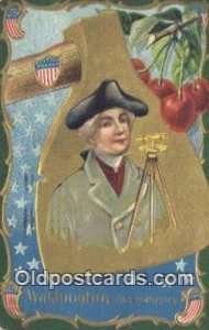 George Washington, 1st President USA Political 1910 light crease, postal used...