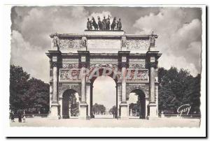 Paris (1) Postcard Modern Arc de Triomphe of the Carousel (1806)