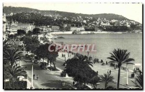 Old Postcard Nice Mont Boron and the Promenade des Anglais