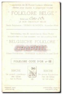 Folklore Belgian picture Cote d & # 39or Binche The Grand Rondeau Gilles on t...