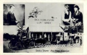 Real Photo - Dick's Store - Pine Ridge, Arkansas AR  