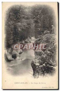 Postcard Old Gresy sur Aix Les Gorges Sierroz