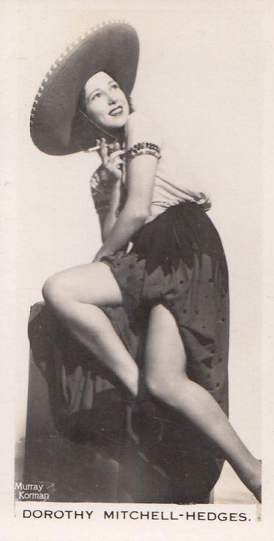 Dorothy Hedges Hollywood Actress Rare Real Photo Cigarette Card