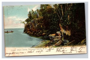 Vintage 1906 Postcard Shore Scene, Thousand Islands, New York