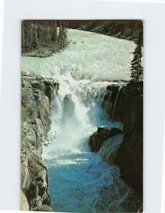 Postcard Sunwapta Falls, Jasper National Park, Canada