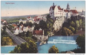 SIGMARINGEN, Baden-Wurttemberg, Germany, 1900-1910's; Panoramic View