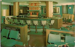 Terrace Lounge Hotel Faust Rockford IL Postcard PC455