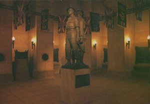 Father & Son Statue Shine Of Remembrance Melbourne Australia Postcard