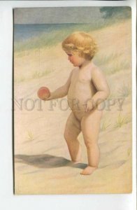 439527 Adolf Hering Die kleine Eva Little Eva nude girl Vintage postcard