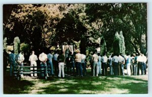 AZUSA, California CA ~ Rosary Lane MANRESA JESUIT RETREAT HOUSE c1970s  Postcard