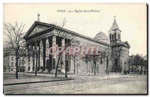 Old Postcard Lyon Saint Eglese Pothin