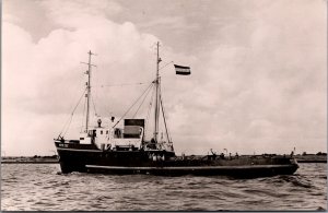 MT Witte Zee L. Smit & Co's Internationale Sleepdienst Tug Boat Ship RPPC C018