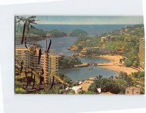 Postcard Caleta-Caletilla, Acapulco, Mexico