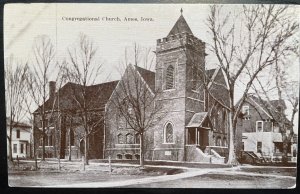Vintage Postcard 1930-1945 Congregational Church, Ames, Iowa (IA)