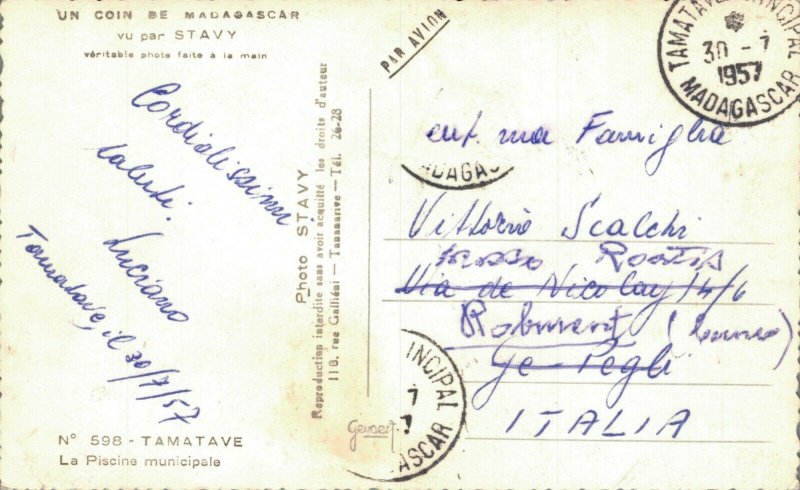 Madagascar Stavy Vintage RPPC 07.25