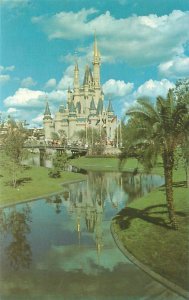 Walt Disney World Cinderella's Castle Vertical View Chrome Postcard Unused