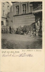 CPA PÉRONNE Bayr. Feldküche (758258)