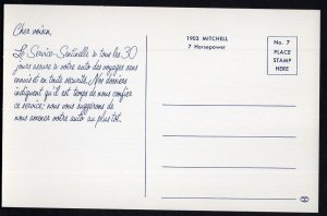 Classic Antique Car Postcard 1903 MITCHELL 7 Horsepower - Chrome