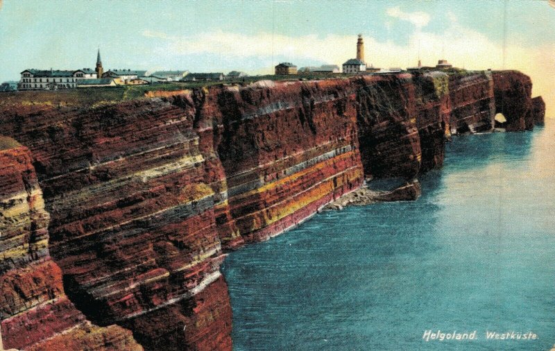 Germany Helgoland Westkuste Vintage Postcard 04.67